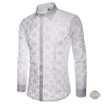 Chemise élégante pour dandy moderne en dentelle