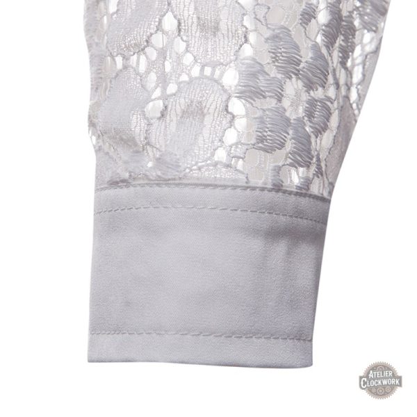 Chemise homme chic en dentelle steampunk