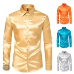 Chemise dorée homme - Golden Boy