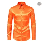 Chemise dorée pour un style extravagant et raffiné
