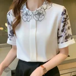 Mousseline florale élégante pour un look vintage