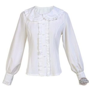 Chemise style steampunk avec détails vintage