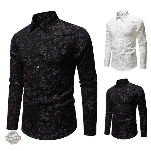 chemise-florale-homme-1 Chemise Florale Homme - Dorian Gray