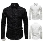 Chemise homme florale pour un style steampunk audacieux