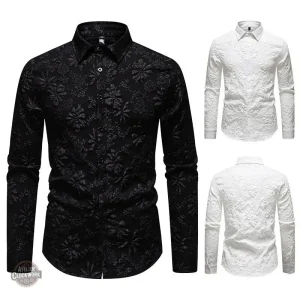 Chemise homme florale pour un style steampunk audacieux