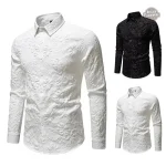 Chemise florale steampunk pour homme, look unique