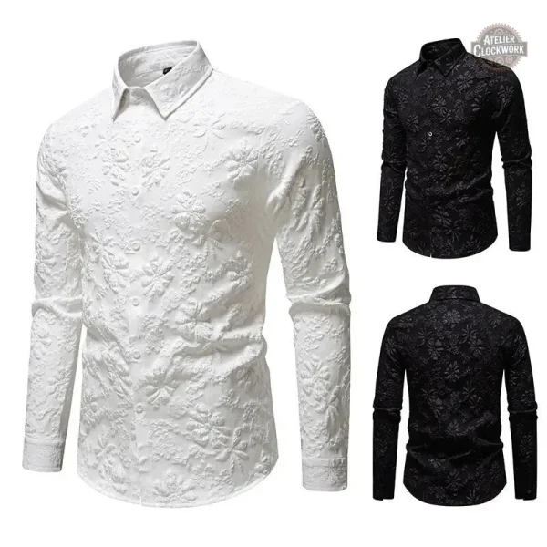 Dorian Gray : la chemise florale pour un charme dandy