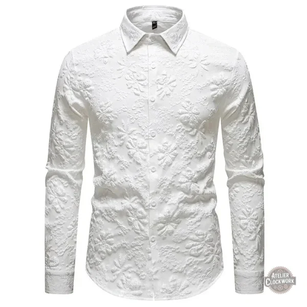 Style audacieux avec la chemise florale Dorian Gray