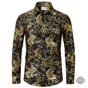 Chemise dandy Steampunk au style audacieux