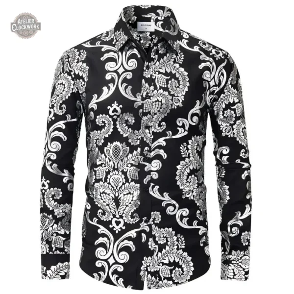Chemise Steampunk masculine au design distinctif
