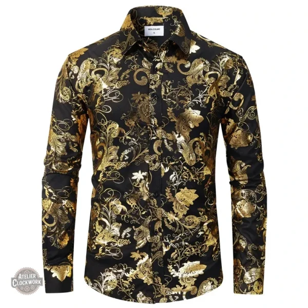 Style dandy : chemise Steampunk Kingstown pour hommes