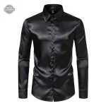 Chemise Satin Homme Steampunk Style élégante et audacieuse