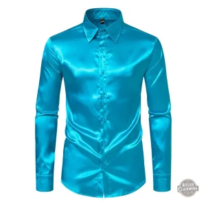 Chemise satinée homme, look steampunk chic