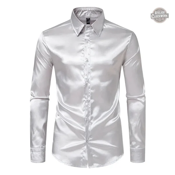 Vêtement homme en satin, inspiration steampunk