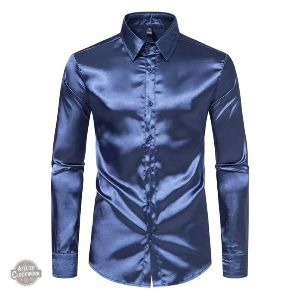 Chemise satin homme, audace et élégance steampunk