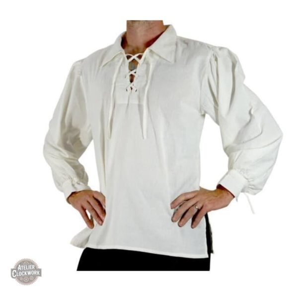 chemise-homme-steampunk-1 Chemise homme steampunk Blackburne, style dandy audacieux