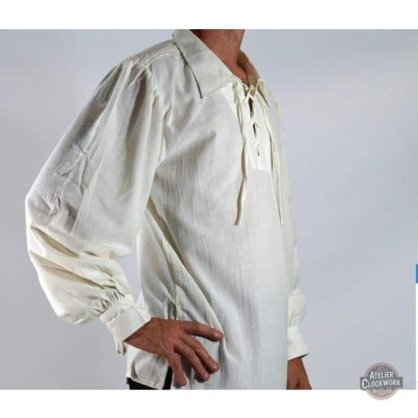 Chemise steampunk élégante pour homme, look distinctif