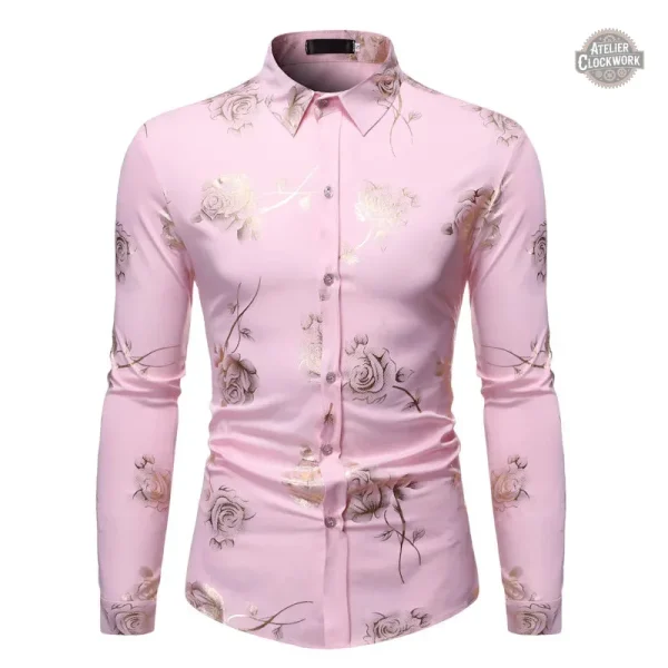 chemise-imprime-floral-homme-1 Chemise Imprimée Floral pour Homme - Blossom Spirit
