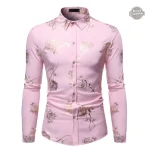Élégance steampunk : chemise à motifs floraux