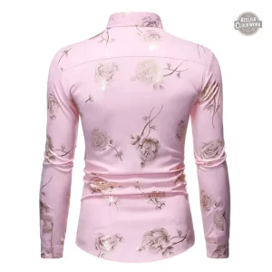 Chemise Homme au design floral audacieux