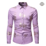 Imprimé floral sur chemise homme tendance