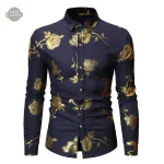 Chemise homme avec style floral distinctif