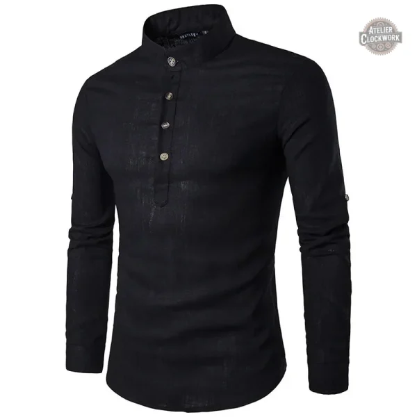 Chemise courte steampunk élégante