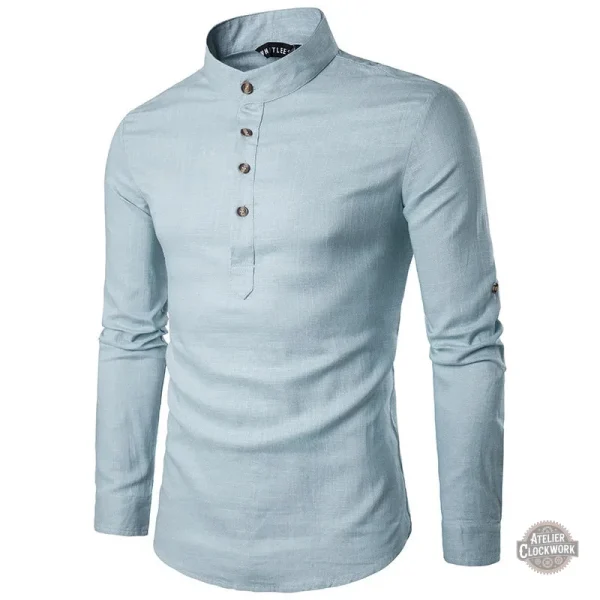 Dandy audacieux en chemise estivale
