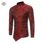 Chemise asymétrique homme style steampunk