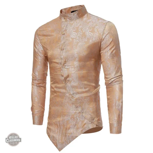 Élégance steampunk homme avec cette chemise