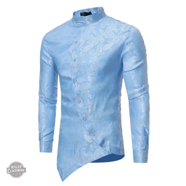 Chemise asymétrique pour homme audacieux