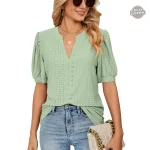 Look vintage avec chemise courte pour femme
