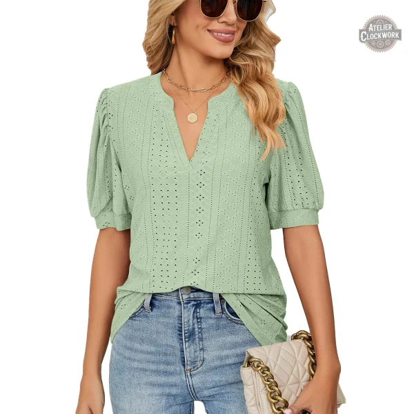 Look vintage avec chemise courte pour femme