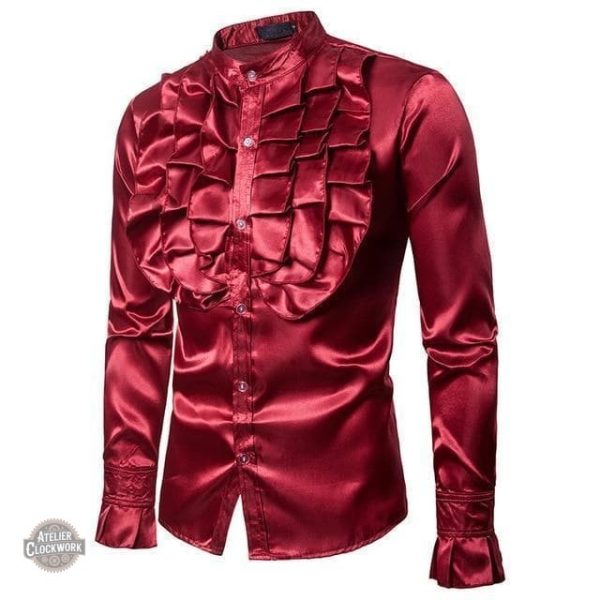 Chemise élégante pour homme, touche steampunk