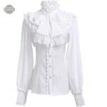 Chemise steampunk élégante pour femme