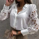 Chemisier Femme Dentelles Blanches Steampunk