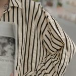 Vêtements steampunk : chemise rayée pour femme