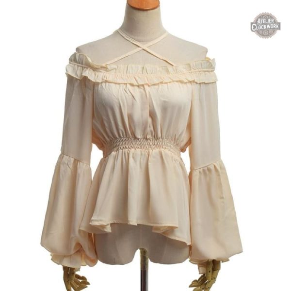 chemisier-vintage-femme-steampunk-store-1 Chemisier Femme Vintage - Lavinia Fontana