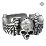 Bague Biker Homme - Hell Rider en style steampunk