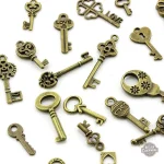 Clefs vintage style steampunk pour décorations uniques