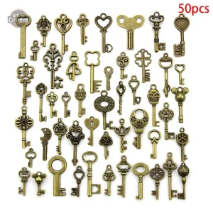 Clefs anciennes inspirées de l'esthétique steampunk