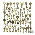 Détails raffinés des clefs steampunk vintage