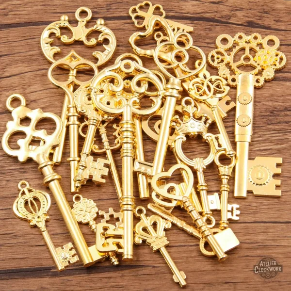 Clefs Steampunk pour accessoires de mode artisanaux