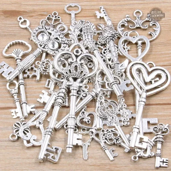 Kit de création de clefs Steampunk pour décorations
