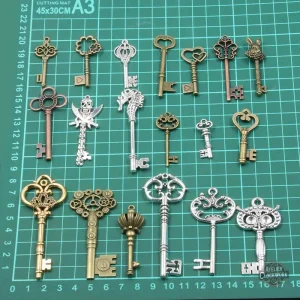 Accessoires de clefs Steampunk pour créations manuelles