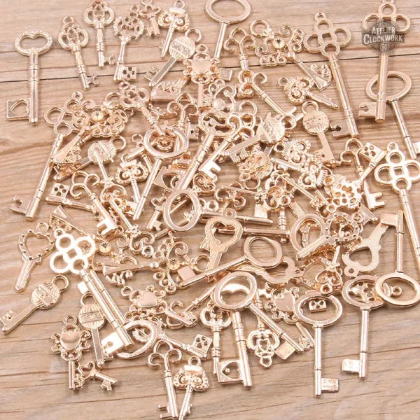 Clefs Steampunk à personnaliser pour vos idées DIY