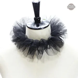Accessoire de costume steampunk, col fraise