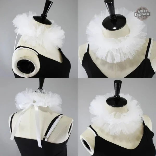 Élément de mode cosplay, col fraise