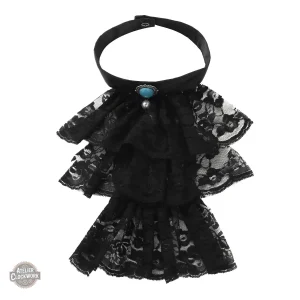 Accessoire steampunk : col jabot pour femme