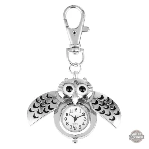 Petit hibou steampunk en collier élégant